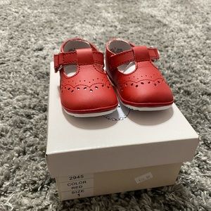 Angel shoes, red size 1